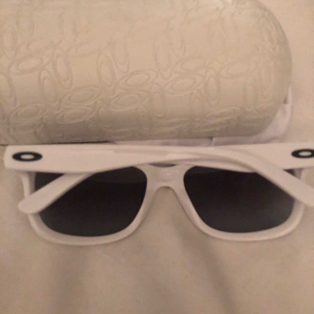 Men’s White Oakley Sunglasses